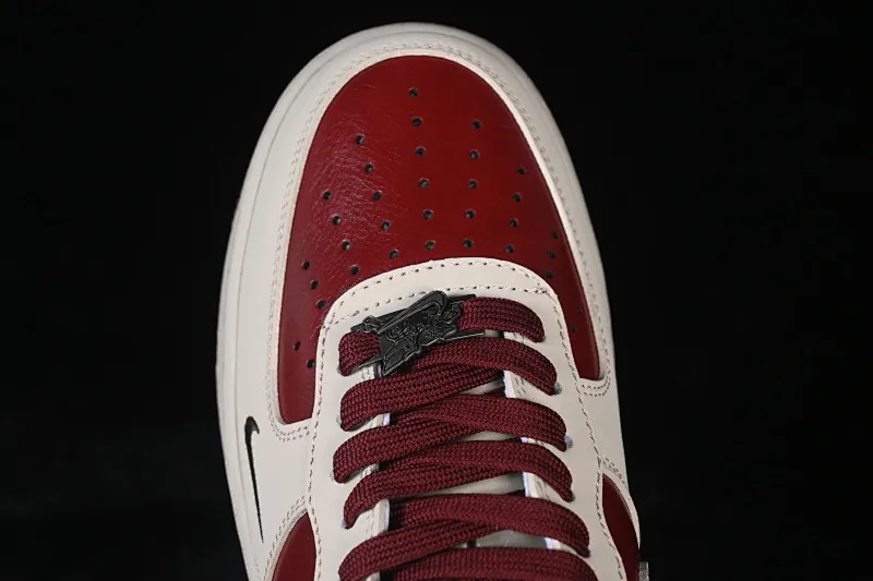 All categories Nk Air Force 1 Air Force series Nk Air Force 1 Low Air Force low-top Nike Air Force 1'07 Low Year of the Horse limited edition Rice-fat rouge Air Force 1 low-top casual sneakers NH0601-514